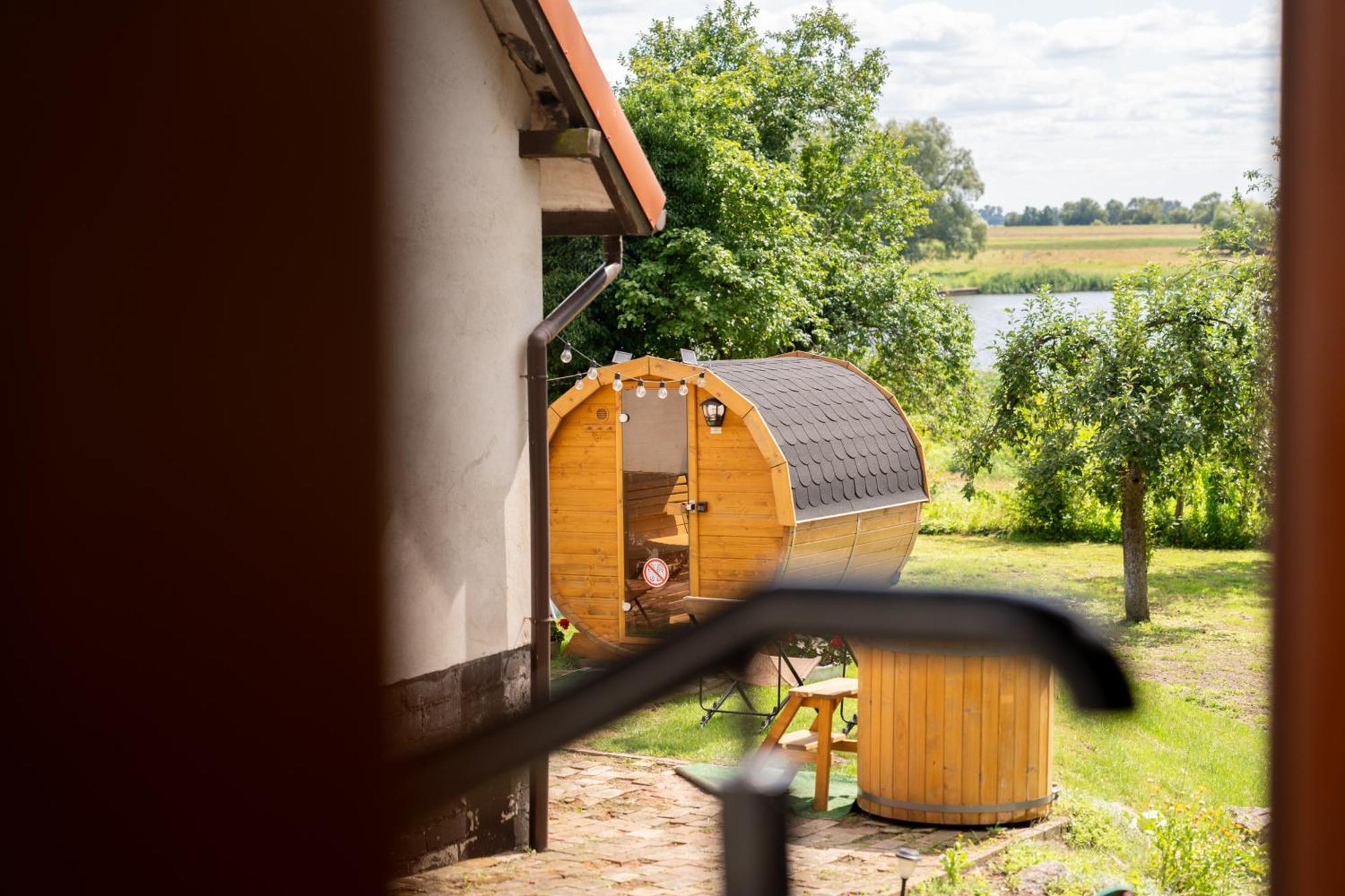 Oderpoint#Sauna#Jacuzzi Gozdowice Exterior photo
